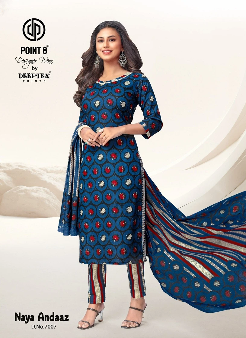 Deeptex Naya Andaz Vol 7 Cotton Wholesale Readymade Salwar Suit Catalog